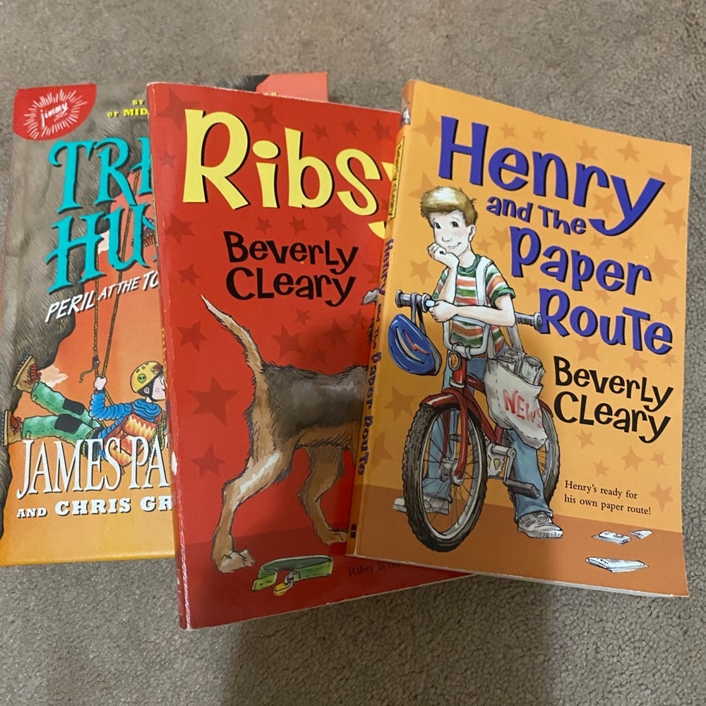 Three books for middle school age